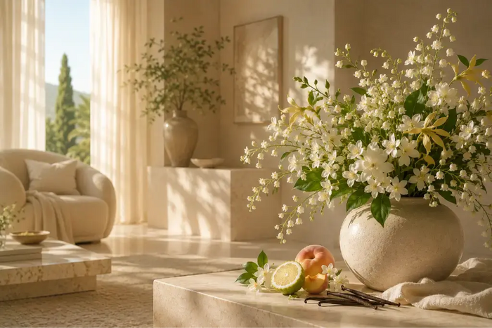 Flor – An elegant floral fragrance with a warm, sophisticated base
