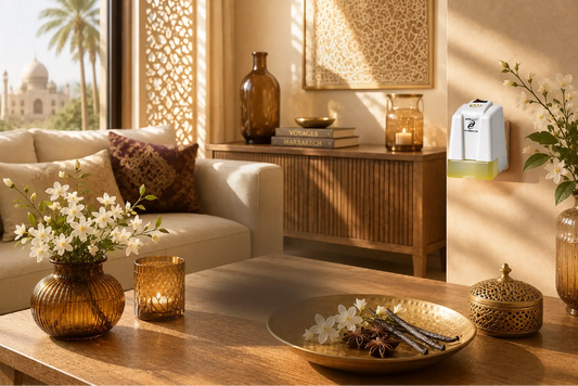 Orient home fragrance – warm oriental scent with flowers, vanilla and amber