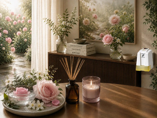 Pétalos de Rosa home perfume – romantic roses with a fresh, watery sophistication